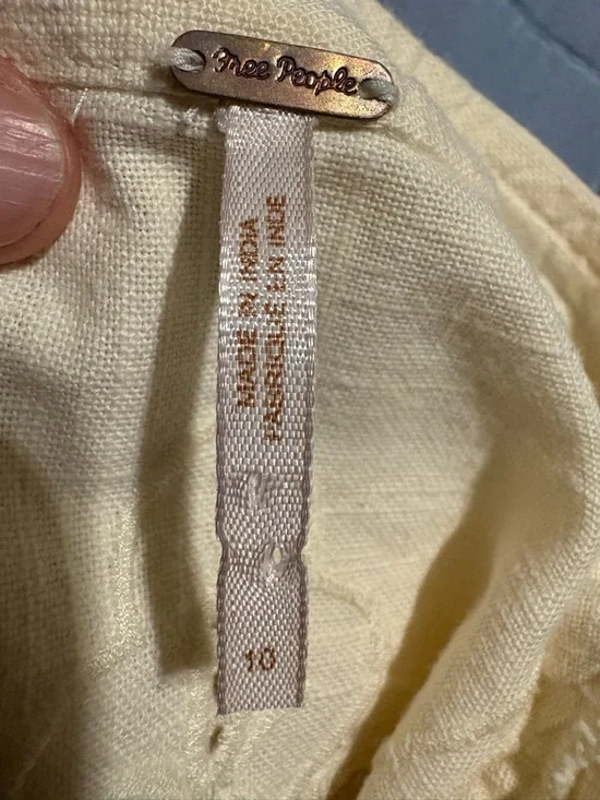 Free People dreamland cutwork mini dress size 10 - Picture 14 of 15